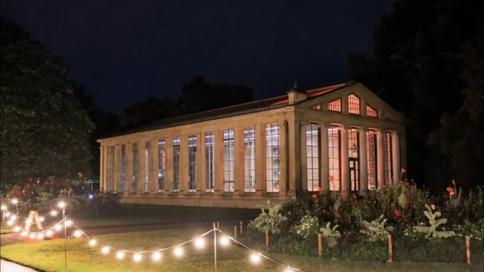 The Nash Conservatory at night